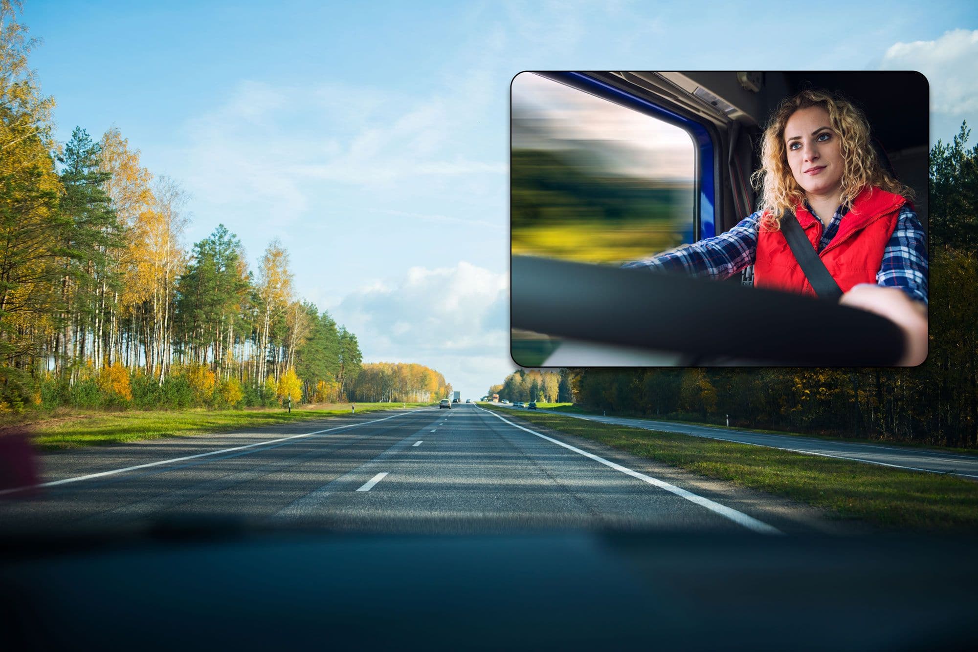 Forward facing dashcam